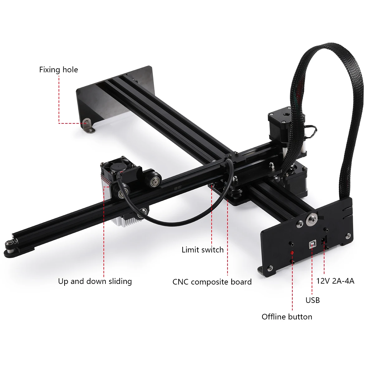 NEJE Master 2S Plus Laser Cutter Wood Printer With Lightburn Wirless Control Engrave DIY Cutting CNC Engraving Machine Metal enlarge