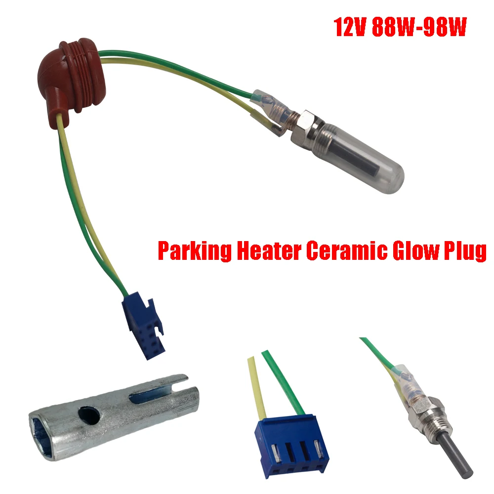 12V 88W-98W Parking Heater Ceramic Glow Plug For Auto Car Boat Truck Diesel Parts Pin | Автомобили и мотоциклы