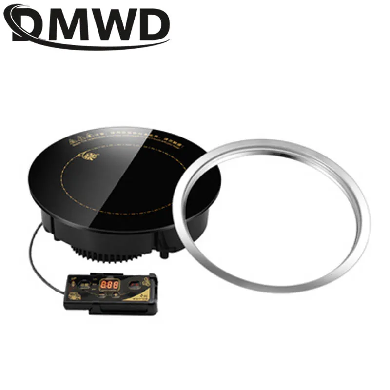 Круглая электрическая Магнитная индукционная плита DMWD 1200 Вт управление проводом