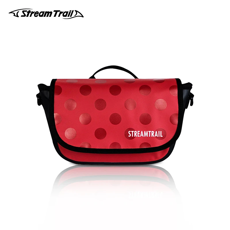 

Водонепроницаемая сумка Stream Trail, уличная сумка через плечо с молнией в горошек, сумка-мессенджер, сухая сумка, водостойкий рюкзак