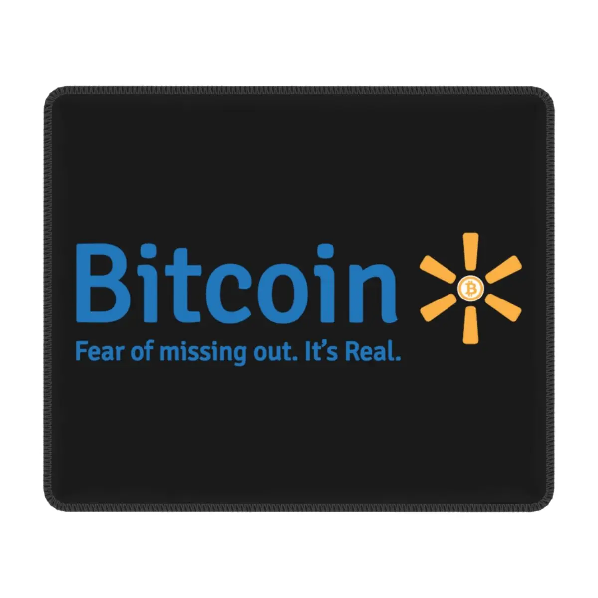 

Bitcoin Parody Mouse Pad Custom Anti-Slip Rubber Base Gamer Mousepad BTC Cryptocurrency Blockchain Office Computer PC Mat