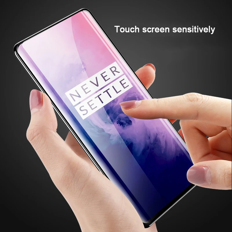 Изогнутое закаленное стекло 5D для Oneplus 7 pro 7pro Защита экрана one plus oneplus защитное