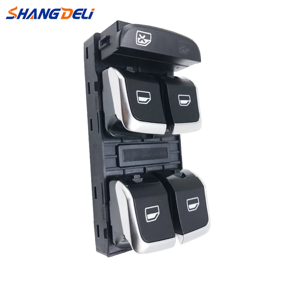 

Автомобильная хромированная кнопка управления главным окном для AUDI A4 S4 Q5 B8 Allroad 8KD959851A 8K0959851F