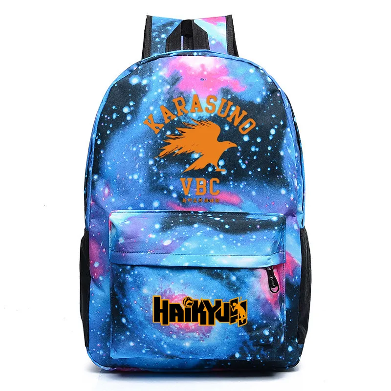 Haikyuu для студентов! Рюкзак Karasuno Koukou Hinata Shoyo сумка ноутбука школьные сумки книг