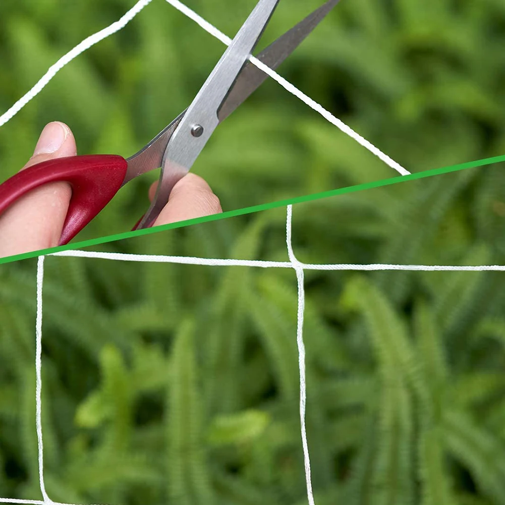 

Garden Trellis Netting Plant Trellis Netting Heavy-Duty Polyester Plant Support Vine Climbing Hydroponics Garden Net Accessories