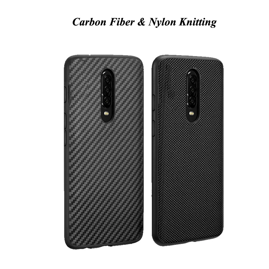 Нейлоновый чехол из углеродного волокна для Oneplus 7T Pro 7T 7 Pro 7 6T 6 чехол противоударный мягкий матовый чехол для Oneplus 1+ 7T бампер Funda