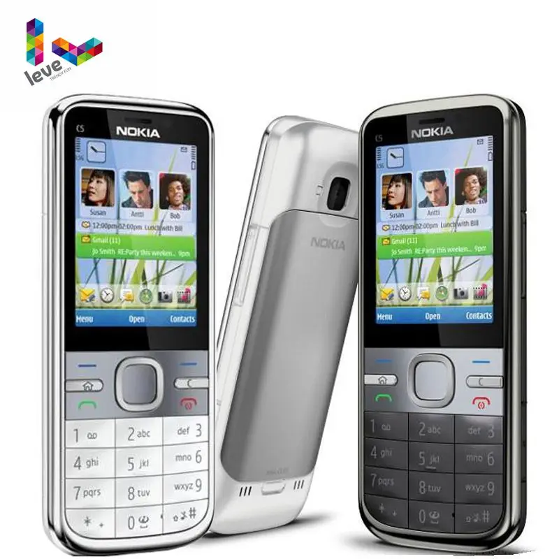 Оригинальный телефон Nokia C5 3 15 дюйма 5 Мп поддержка Bluetooth русская и иврит арабская