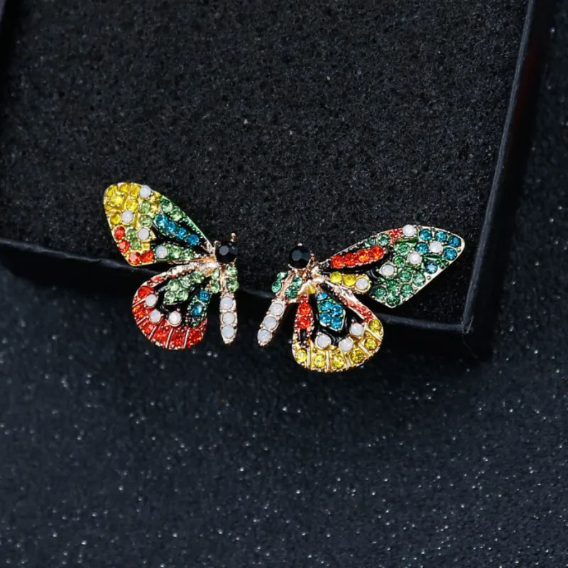 Новая Европейская и американская мода короткая Бабочка для ногтей цветная дрель