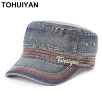 branded 2021 unisex military hat casual cotton army cap fashion women flat top caps spring summer bone gorras cadet hats for men