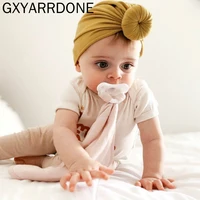 22pcs Wholesale Newborn Head Wrap Baby Girl Turban Beanie Hat Baby Hair Accessories Cotton Bonnet Toddler Headband For Children