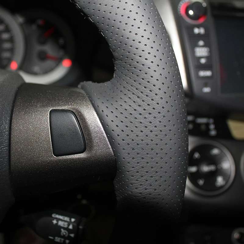 Оплетка на руль для Toyota Corolla 2011 2012 2013 RAV4 кожаный чехол автомобильные
