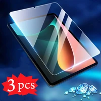 3pcs tempered glass for xiaomi pad 5 pro screen protector film for mi pad5 pro 5pro full cover tablet protective glass film