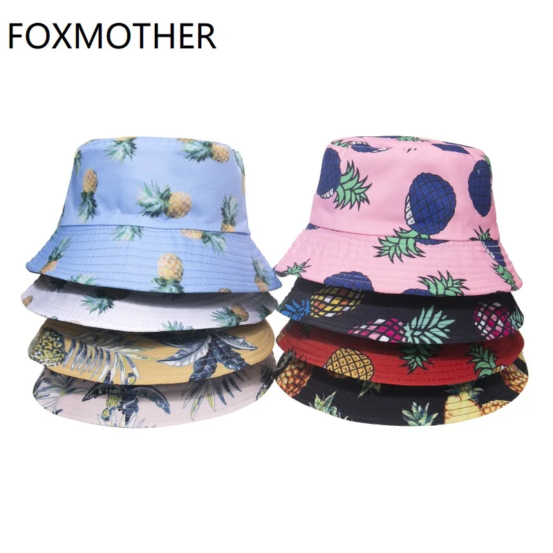 Панама FOXMOTHER женская, летняя, белая, Черная