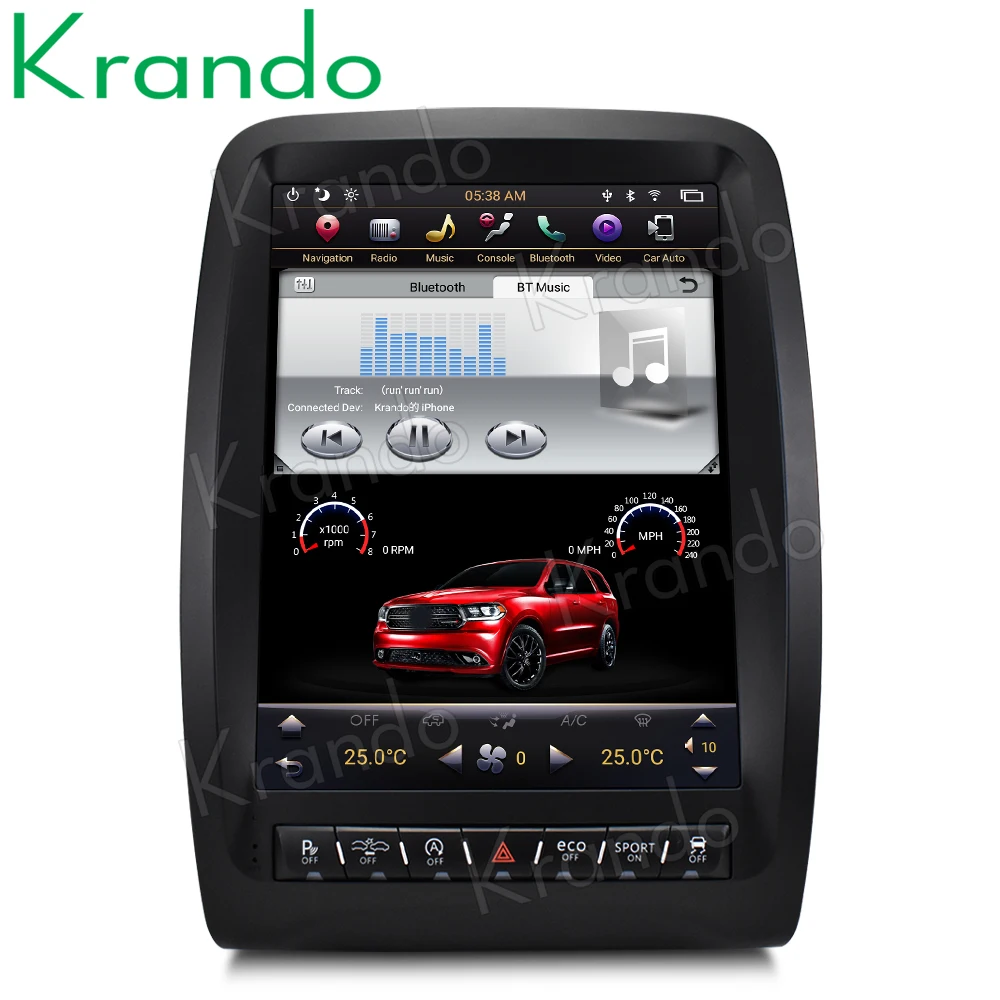 

Krando Android 9.0 12.1" 4+64 GB Car Multimedia Player for Dodge Durango 2012-2019 Car stereo with screen autoradio navigator