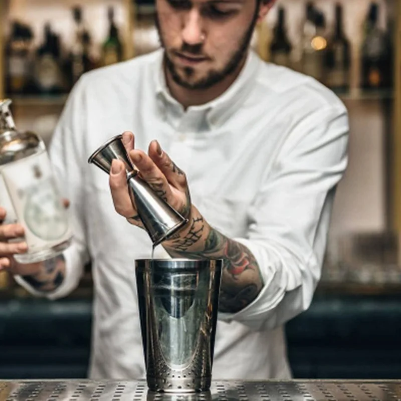 Мерный стаканчик из нержавеющей стали для приготовления коктейлей бармена вина