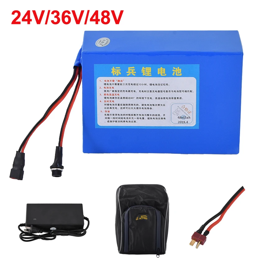 

24V/36V/48V Electric Bike Lithium Battery Fit For 250W/350W Motor Power Ebike Electric Bicycle Battery 10AH/12AH/15AH/18AH/20AH