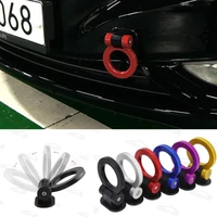 sticker decoration car rear front affix trailer racing ring vehicle towing hook with wrenches multi colored car trailer hooks