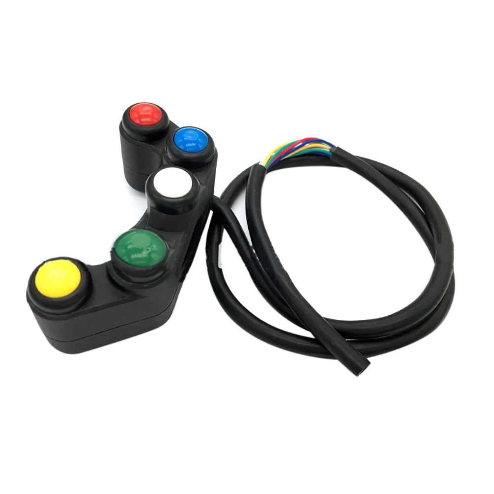 Универсальные переключатели для мотоциклов 5 кнопок гоночных велосипедов 22 мм