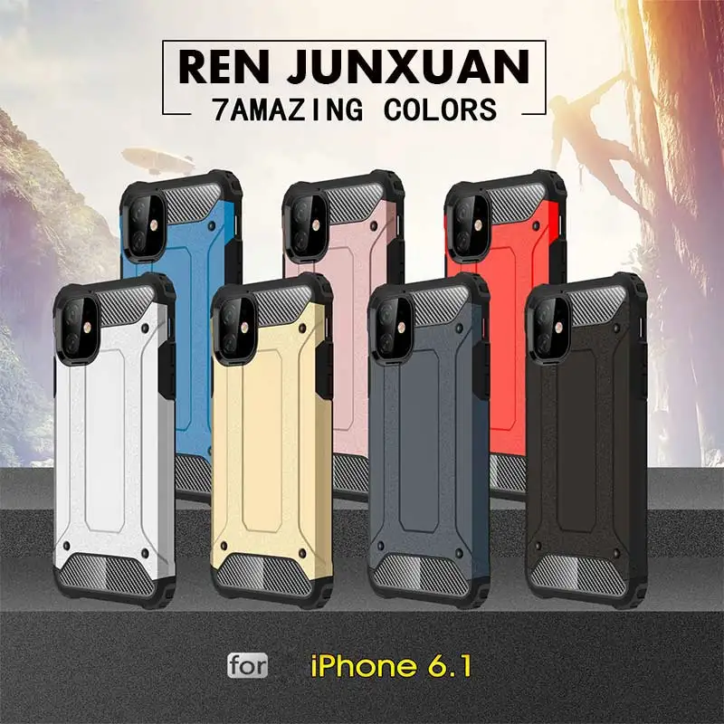 Luxury Shockproof Armor Phone Case On The For IPhone XS 11 Pro Max X XR 6 6s 7 8 Plus Soft Silicone Original Back Coque |