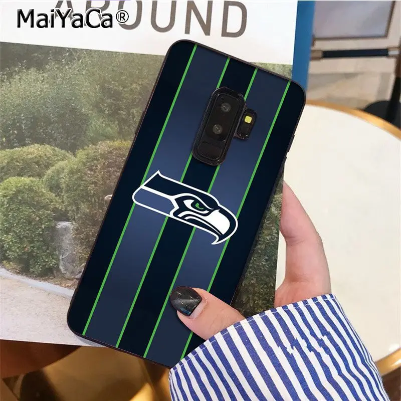 MaiYaCa Seattle Seahawks ТПУ Мягкий силиконовый чехол для телефона чехол для samsung S9 S9 плюс S5 S6 S6edge S6plus S7 S7edge S8 S8plus - Цвет: A9