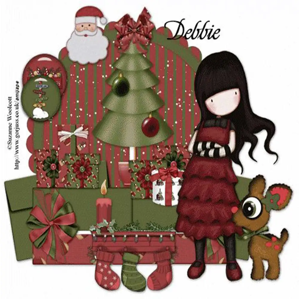 175 рождественские трафареты для девочек-птиц скрапбукинга Новые поступления