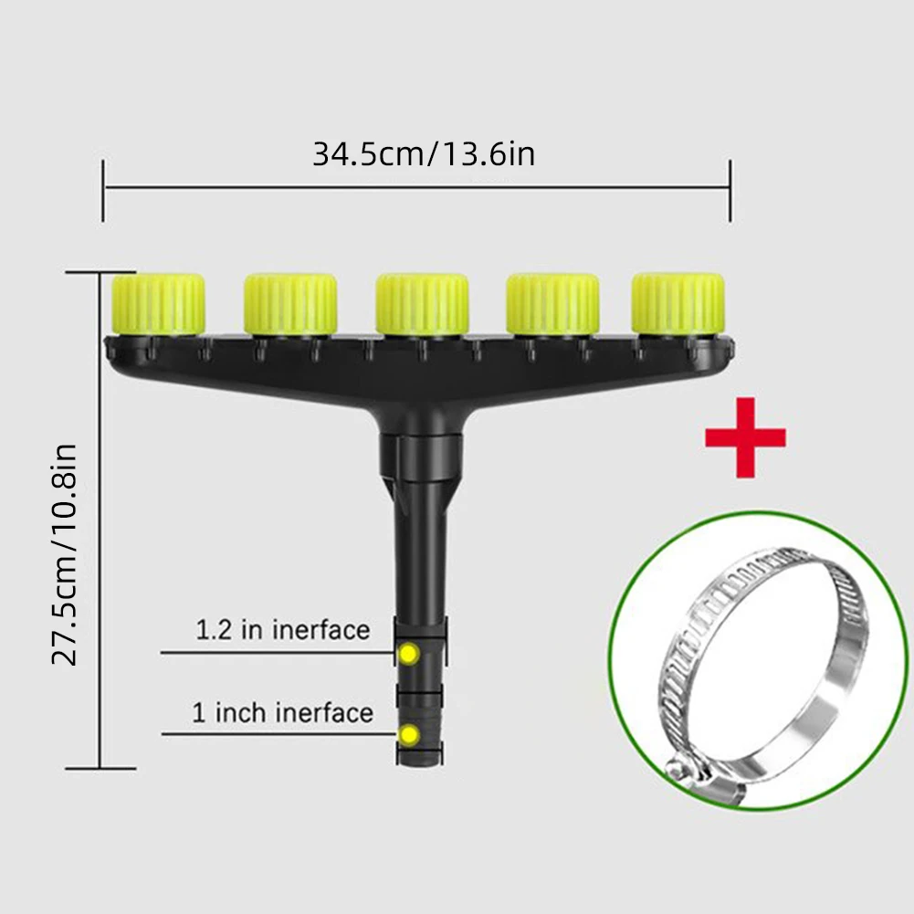 

Multifunctional Spray Nozzle Portable Spraying Head Garden Irrigation Dripper Sprinkler Emitter For Flower Vegetable Lawn Use