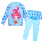 Купальники BAOHULU с длинным рукавом, юбка, комплект из двух предметов, с защитой от ультрафиолета UPF 50 +, пляжная одежда, 2021