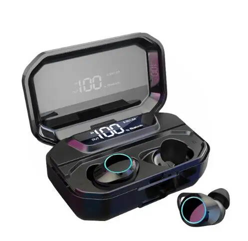 TWS-G02 Bluetooth V5.0 стерео беспроводные наушники HIFI Звук Музыка Спорт гарнитура IPX7 водонепроницаемый для Xiaomi huawei samsung - Цвет: G02