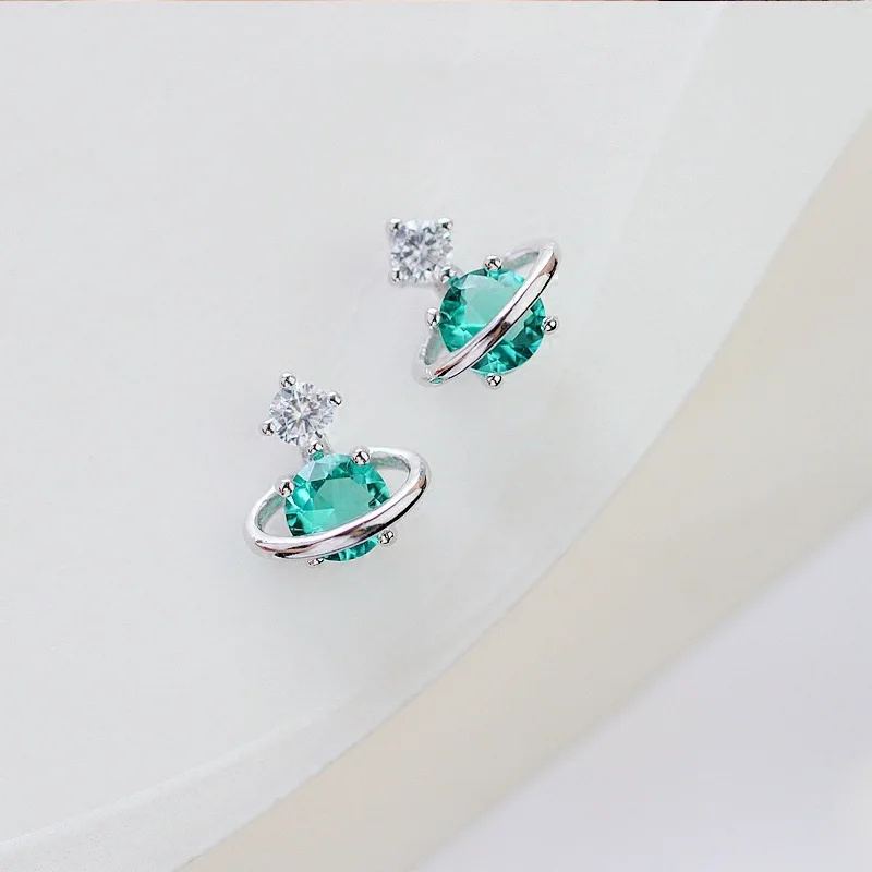 

Женские серьги-гвоздики из серебра 925 пробы, с кристаллами