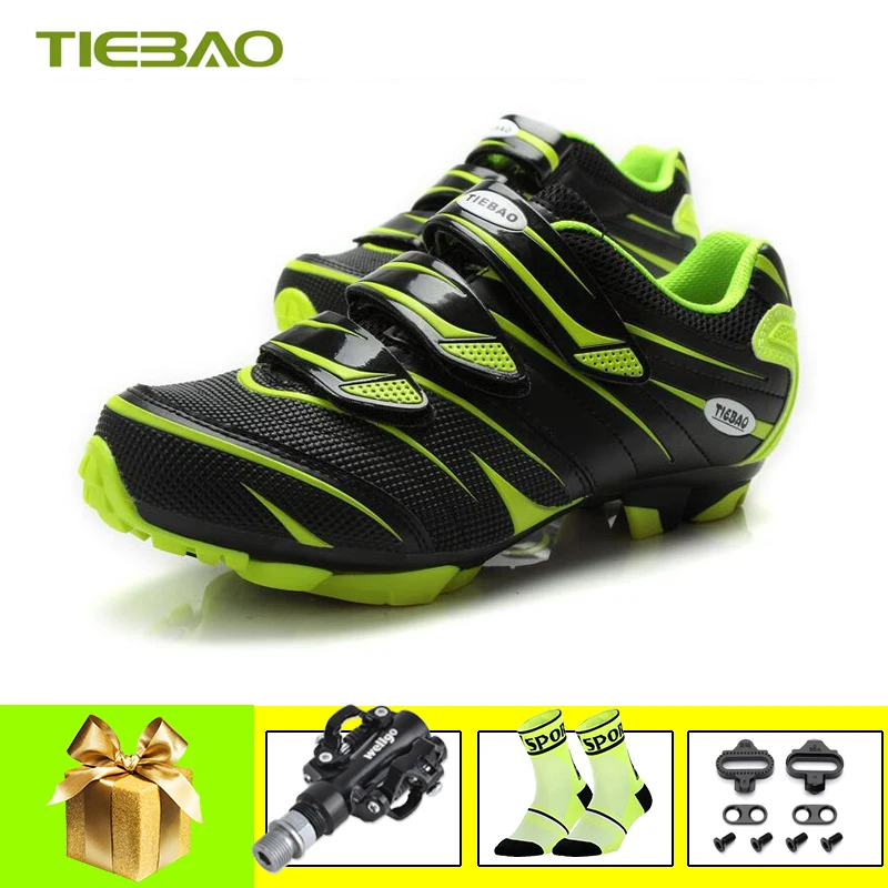 pedals for 816A G Tiebao велосипедная обувь sapatilha ciclismo mtb Мужская и женская самоблокирующаяся велосипедная обувь pedales для езды на горном велосипеде MTB велосипедная обувь - Цвет: pedals for 816A G