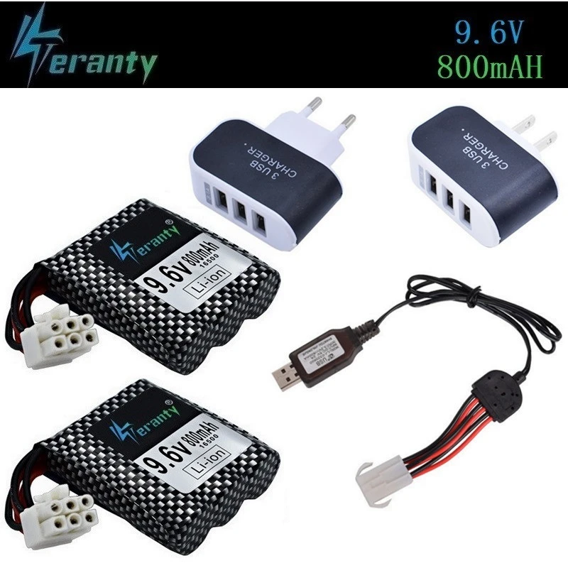 Литий-ионный аккумулятор 9 6 в 800 мАч с зарядным устройством (3 1) для 9115 9116 S911 S912