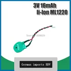 ML1220 ML 1220 перезаряжаемый 3V CMOS аккумулятор RTC с кабелем BIOS резервного копирования
