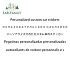 EARLFAMILY пользовательские наклейки s высечки персонализированные виниловые наклейки на бампер наклейки на заказ автомобильные наклейки производитель