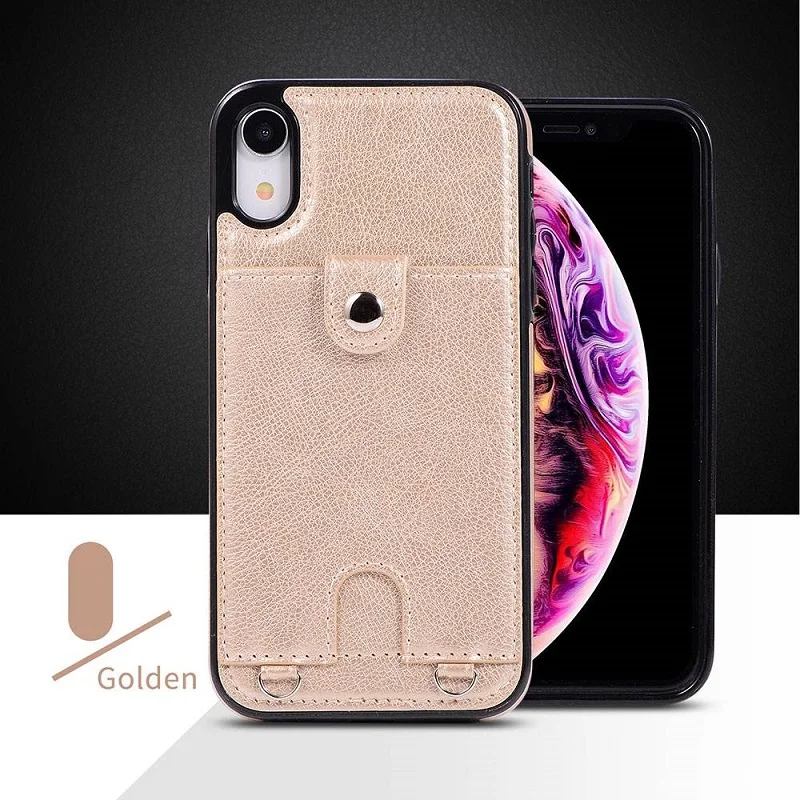 Сумка через плечо, кожаный чехол для телефона, для iPhone X, XR, XS, Max, 6, 6s, 7, 8 Plus, 11, для samsung S8, S9, S10 Plus, note 10+ 8, 9