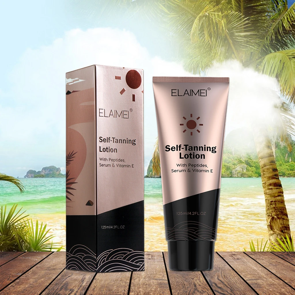 Самозагар органический натуральный бронзирующий питательный лосьон для