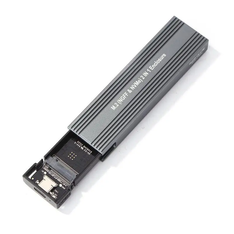 Чехол для внешнего жесткого диска NVME M2 SSD SATA USB Type C 3 1 дюйма корпус NGFF M/B PCIE 10 Гбит/с