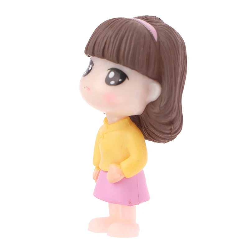 

2pcs/set Sweety Lovers Couple Figurines Miniatures Fairy Garden Gnome Moss Valentine's Day Gift Resin Crafts Home Decoration