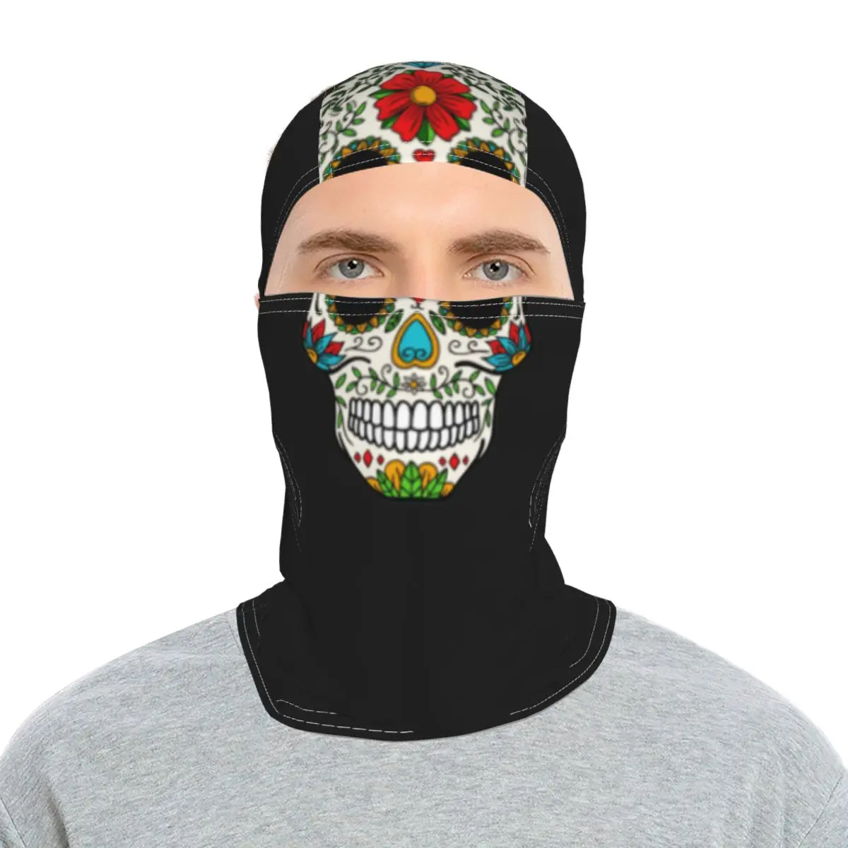 

2021 Skull Pattern Outdoor Sports Riding Sunscreen Headgear Originality Balaclava Full Face Towel Funny Motorcycle Mask