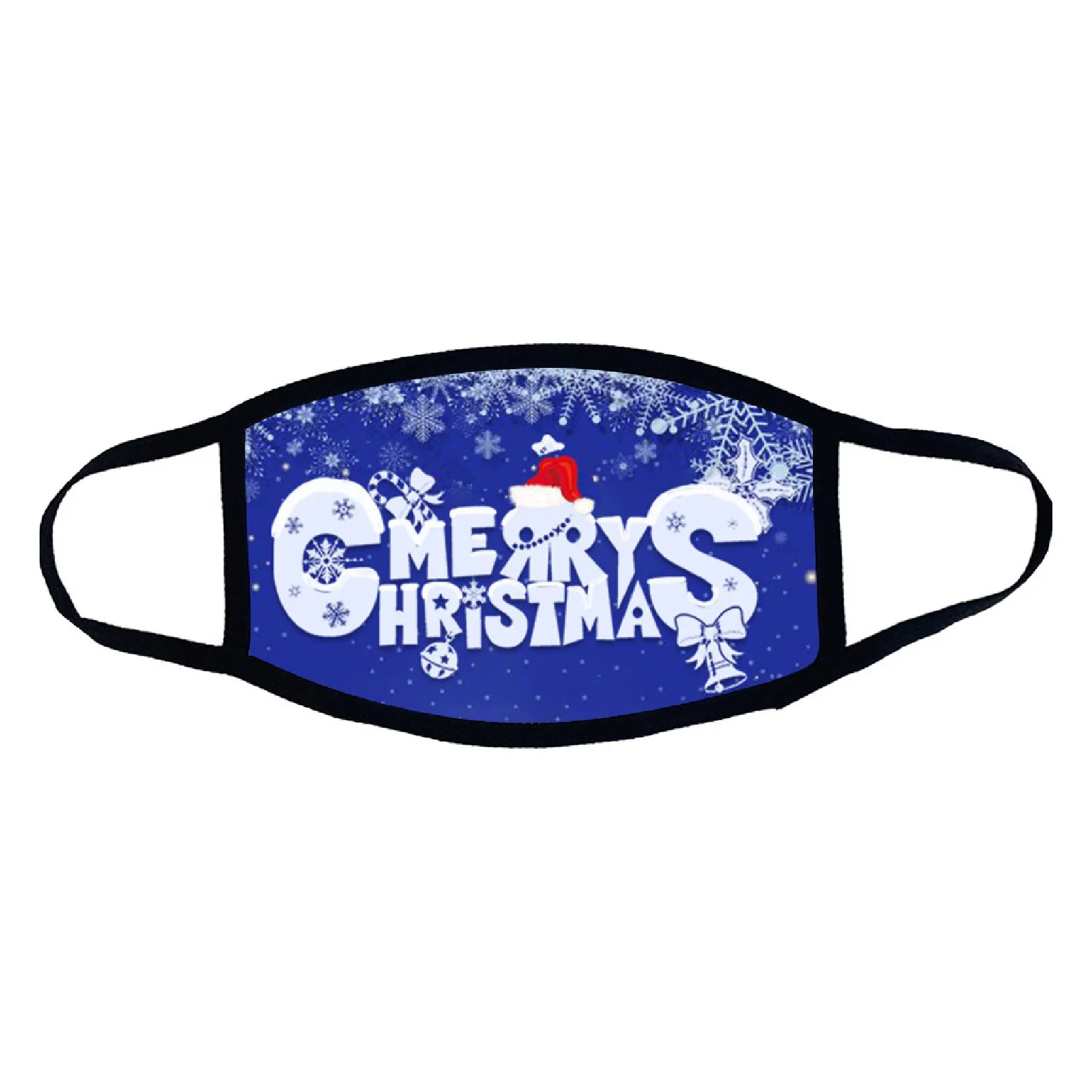 

Adult Christmas printed dust-proof cotton fabric reusable washable printed men and women general purpose breathable mask