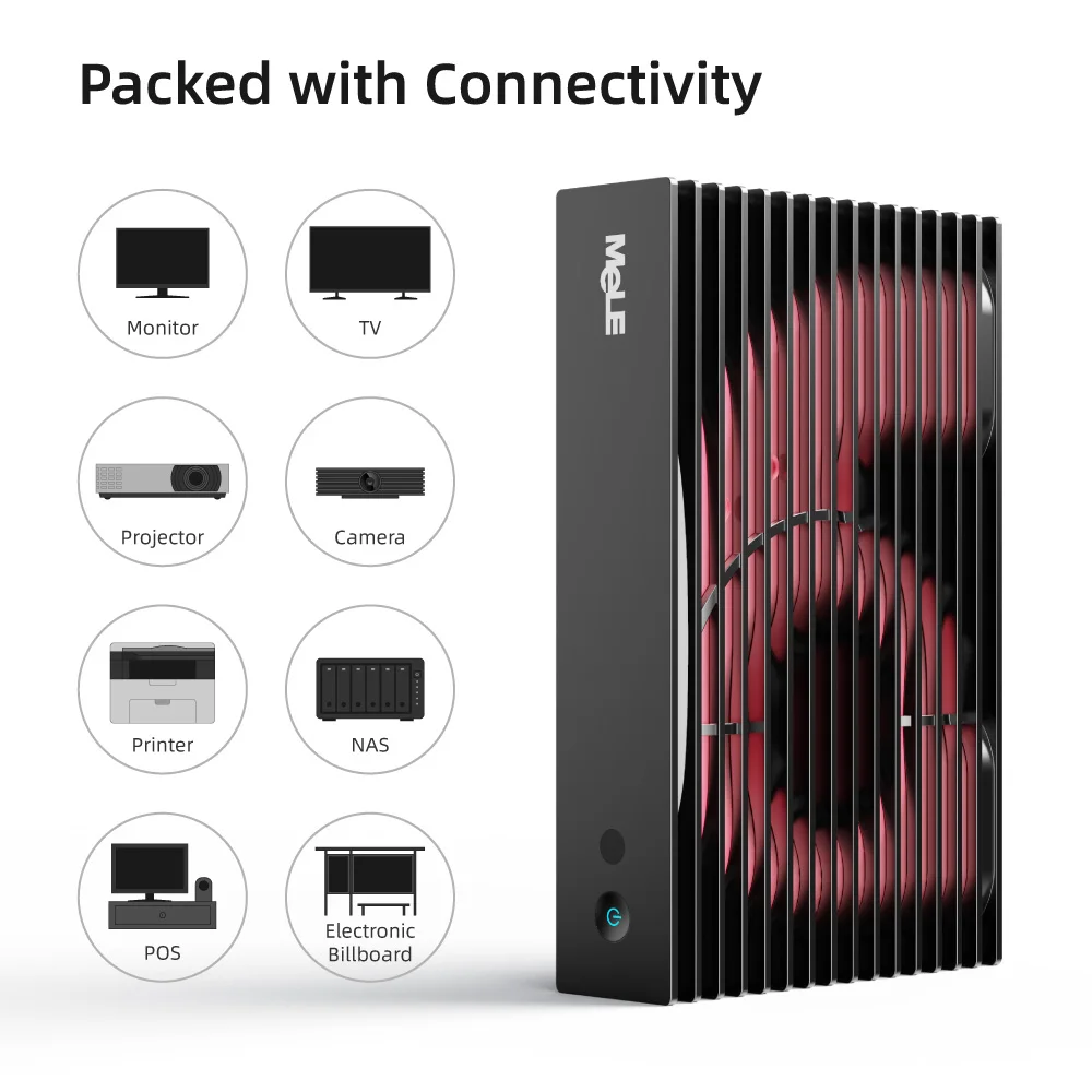 

MeLE Mini Box Intel Celeron J4125 8GB128GB Windows 10 Pro Triple HDMI 4K 60Hz Dual Band WiFi Gigabit Ethernet Fanless Mini PC