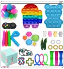 Набор игрушек антистресс POP itconnect, эластичные струны, подарочная упаковка, сжимаемые сенсорные антистрессовые игрушки для взрослых и детей
