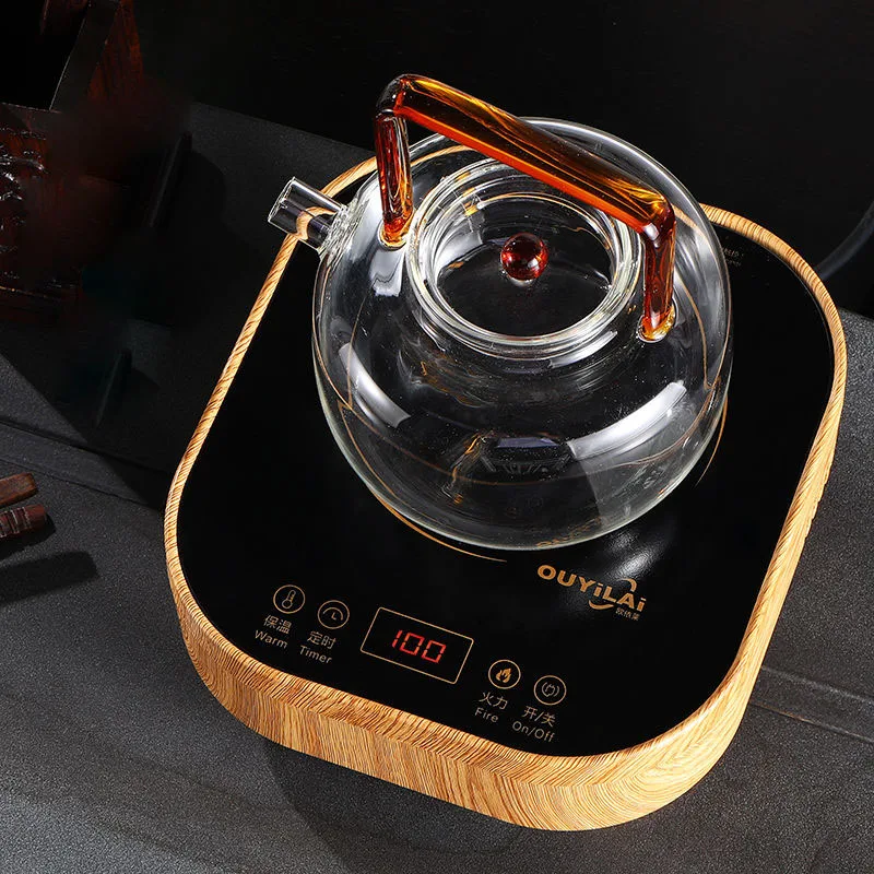 

1000W Electric Heater Stove Tea Maker Timing Hot Plate Smart Tea Stove Boiled Water 6 gear Multifunctional Heating Furnace 220V