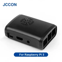 abs case for raspberry pi 3b model clear cover shell box for rpi 2b3 3b 3bwith cooling fan heatsink power adapter
