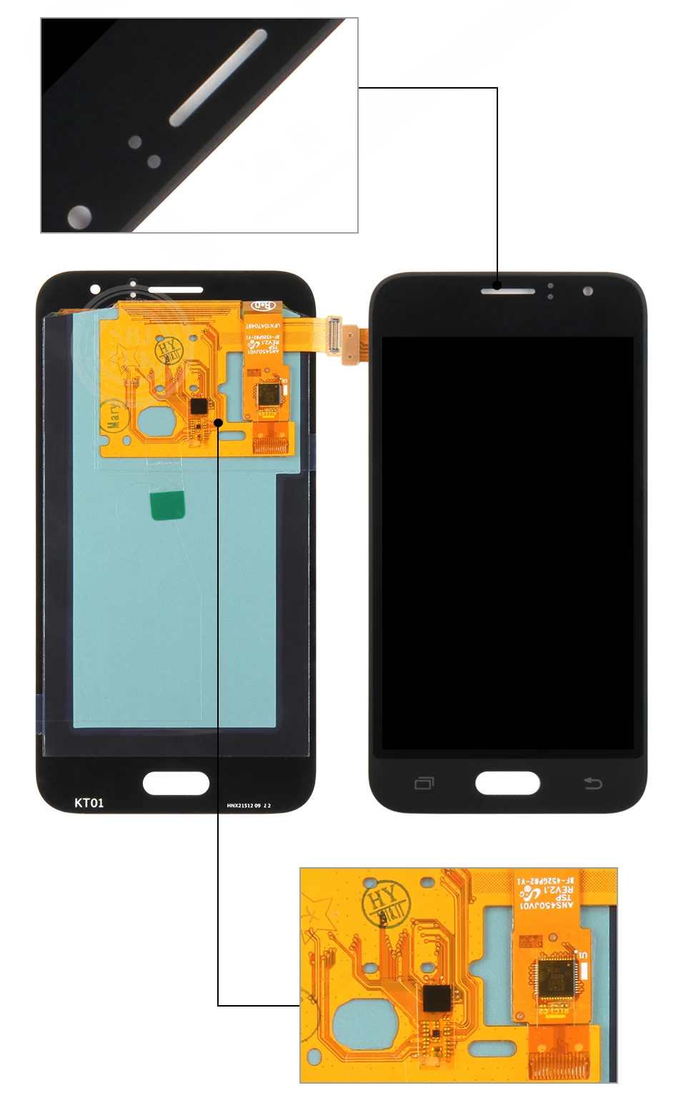 AMOLED/TFT для samsung Galaxy J1 дисплей J120 ЖК сенсорный дигитайзер сенсор стекло J120F ЖК-дисплей J120H J120 экран J120M