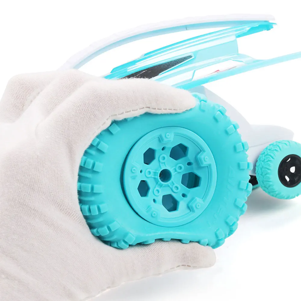 2 4 г мини Devil Fish RC трюк автомобиль прыгающий Багги мультфильм модель бездорожья