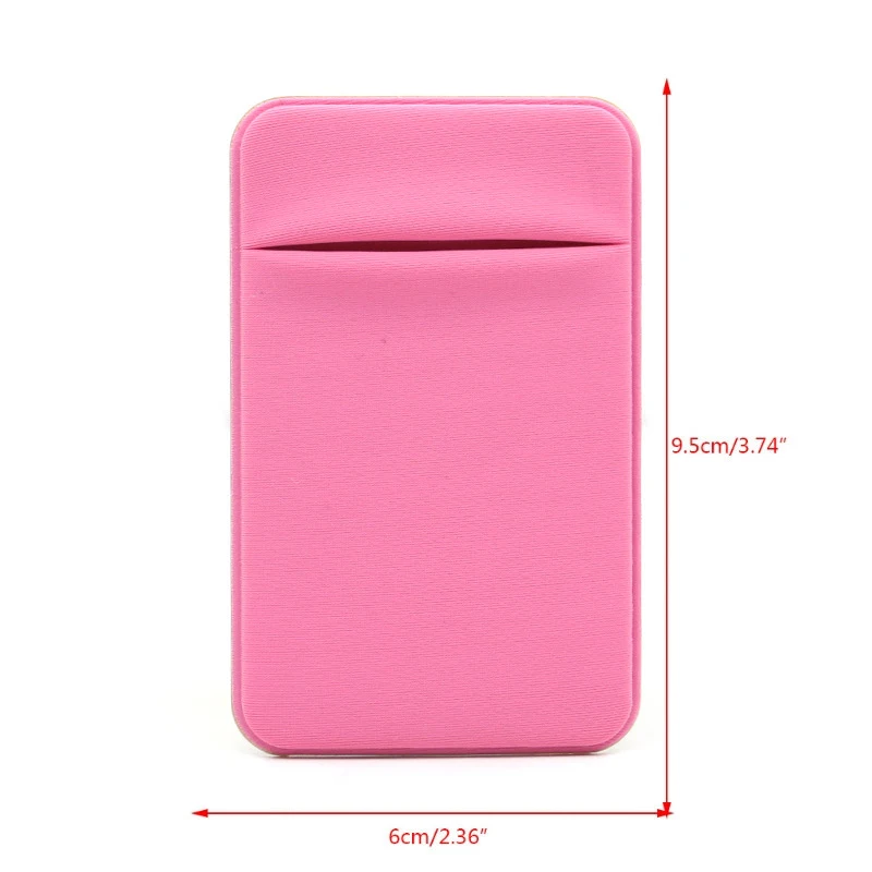 New Mobile Phone Credit Card Wallet Holder Pocket Stick-On Adhesive Elastic Tool Silicone Cover For iPhone Samsung Xiaomi Pouch | Багаж и