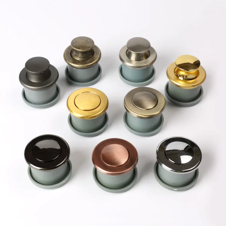Embedded Furniture Handle and Knobs Telescopic Spring Shake Knob Invisible Bounce Dark Outfit Hidden Classical Light Pull|light pet|lighting