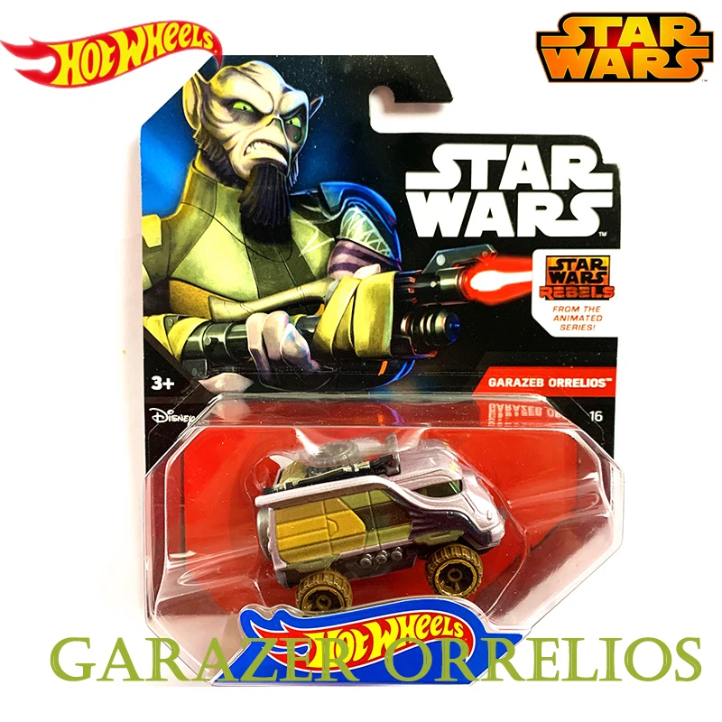 Подлинные Hot Wheels Звездные войны классический фильм тема серии ролевая модель автомобиля коллекция игрушек для детей мальчиков подарок на день рождения CGW35 - Цвет: Garazer-orrelios