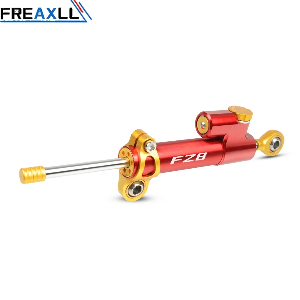Gold-Red For Yamaha FZ8 FZ 8 2011 2012 2013 Motorcycle Accessories Damper Stabilizer Damper Steering Reversed Safety Control - Цвет: Gold-Red
