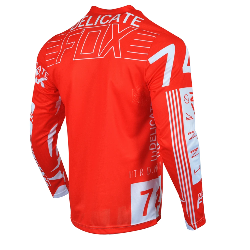 Delicate Fox 360 Flight Jersey Mountain MTB DH MX ATV Offroad Motocross Racing Men's Green T-shirt | Автомобили и мотоциклы